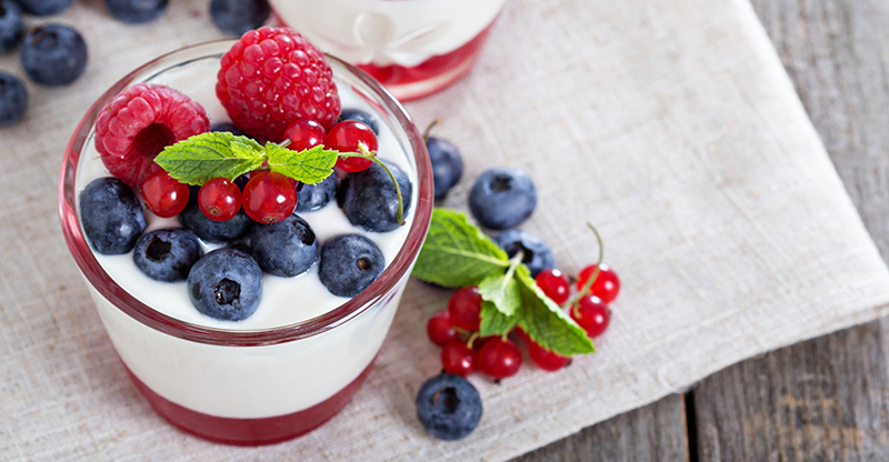 Alimentos para aumentar la fertilidad: el yogur