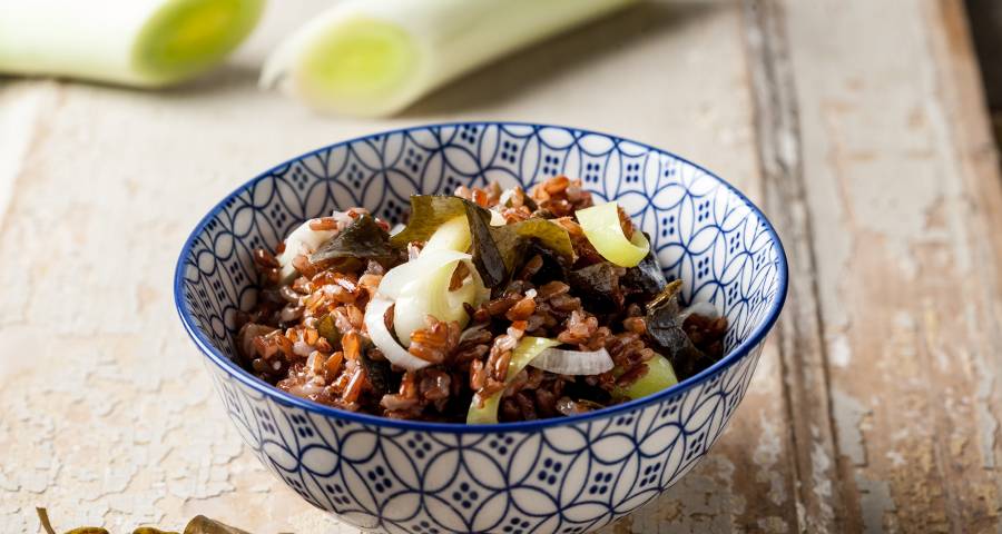 Receta para aumentar la fertilidad: arroz con algas y puerros