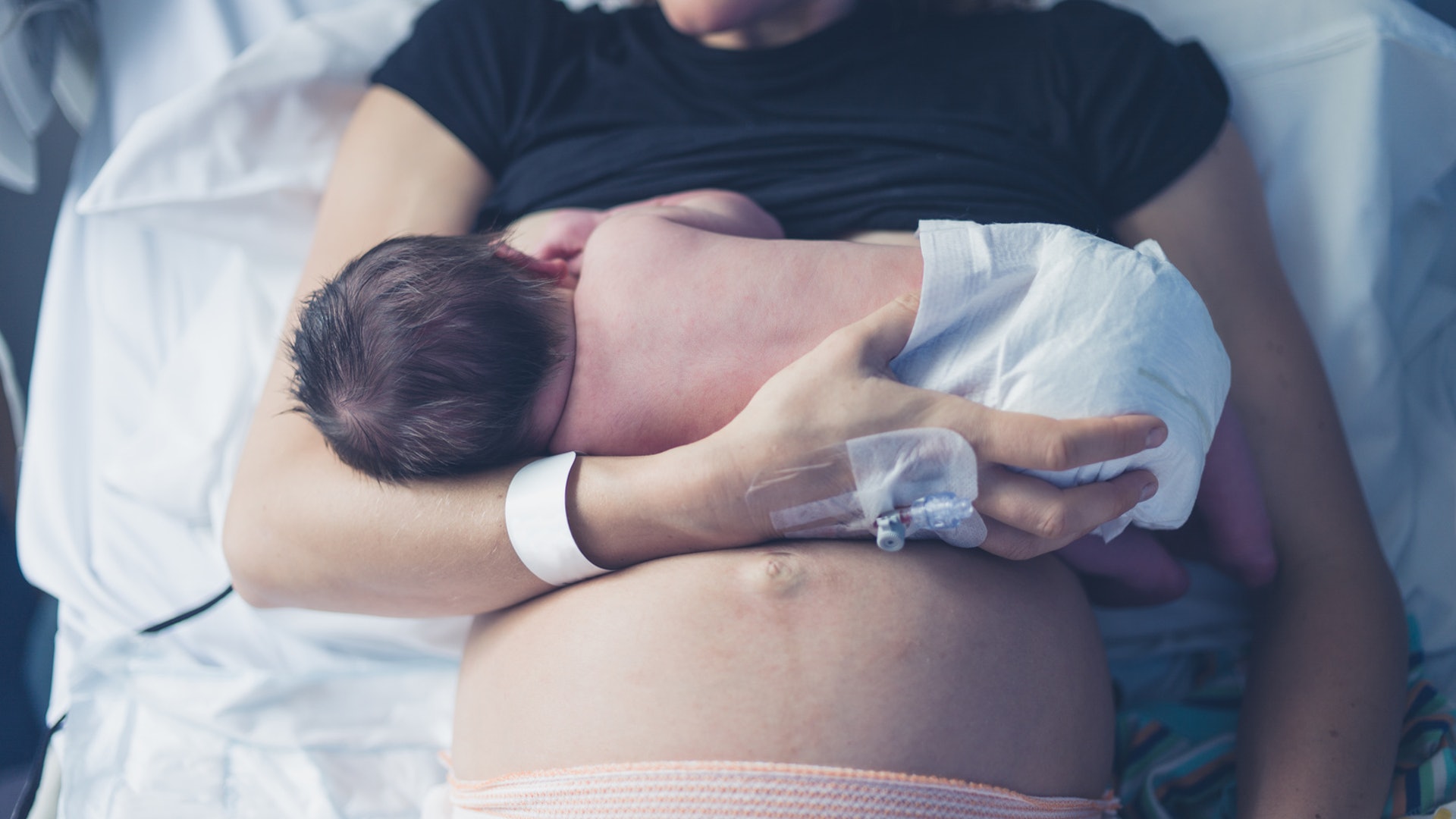 El temido primer baño del bebe