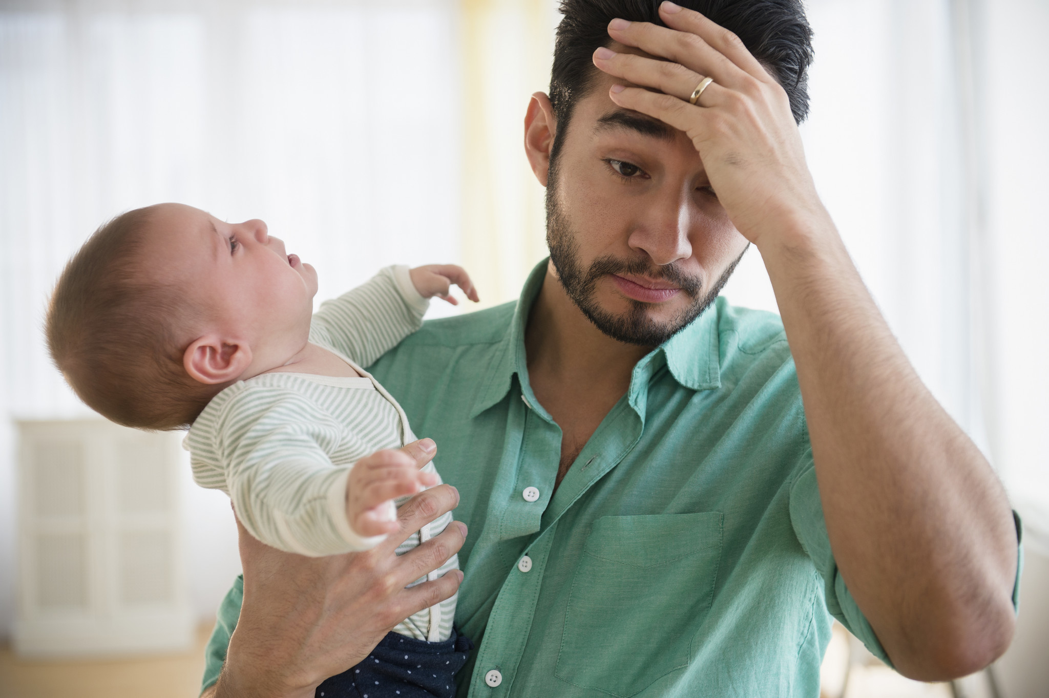 Depresión postnatal en los papás