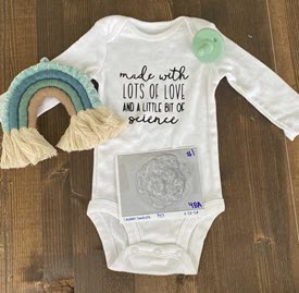 ivf pregnancy announcement onesie